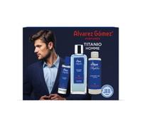 Alvarez Gómez – Eau de Parfum Titanio Uomo – Set 150 ml