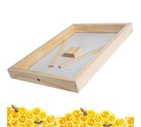 Alveare Candy Board Assemblato,Tavola per Caramelle in Legno Di Pino, per Alveare, Mangiatoia per Caramelle e Alveari,Alveare Superiore Mangiatoia per Forniture Invernali (8 fotogrammi)