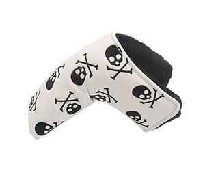 Alveare Teschio Ossa Filtro per mazza da golf Putter, Copritesta per tutte le marche Scotty Cameron Titleist Taylormade Callaway Ping lama Putter, White 1
