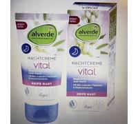 Alverde NATURKOSMETIK Crema da notte Vital, 50 ml