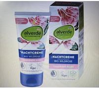 alverde NATURKOSMETIK Crema notte rosa selvatica, 50 ml
