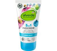 alverde NATURKOSMETIK - Crema per piedi 5 in 1, 75 ml
