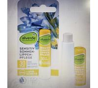 alverde NATURKOSMETIK - Matita per la cura delle labbra sensibile SPF 30, 4,8 g