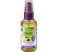 alverde NATURKOSMETIK Olio per capelli Repair avocado biologico, 75 ml