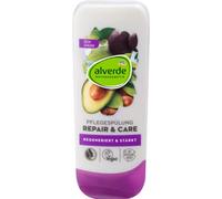 Alverde Repair - Balsamo bio riparatore per capelli ammorbidenti fragili, 200 ml