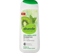 Alverde - Shampoo Volumen per capelli sottili e deboli - 200 ml al kiwi bio e menta mela bio