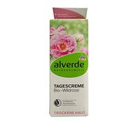 Alverde Wild-Rose Smoothing Hydrating Day Cream (Restores Radiance) - Vegan/No Animal Testing - 50ml