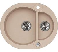 Alveus 1218155 ROLL 80 Lavello cucina incasso in granito, Beige