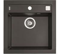 Alveus Formic lavello in granito 52x51 cm nero 4402005