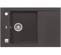 Alveus Formic lavello in granito 76x50 cm grigio/grafite/inox 4403005