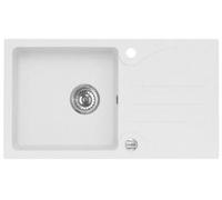 Alveus Galapagos lavello in granito 77x43 cm bianco 1513011