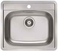 Alveus More lavello in acciaio 56x50 cm acciaio 1106813