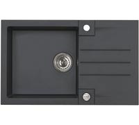 Alveus Rock lavello in granito 78x48 cm grigio/grafite/inox 4203005