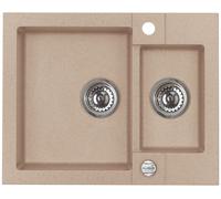 Alveus Rock'n'Roll lavello in granito 59.5x47.5 cm beige 1218055