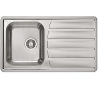 Alveus Zoom lavello in acciaio 86x50 cm acciaio 1098773