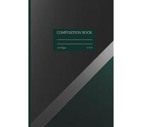 Alvi Script Notebooks: Sl reen & Gray Lined Notebook - 110 Pages: Perfect for school, high school, college, and university| organize your notes, ideas, and study sessions with style