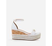 Alviero Martini 1 onna Sandali in eco nappa con zeppa in corda