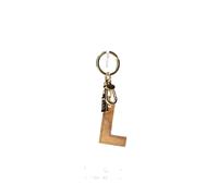 ALVIERO MARTINI 1? CLASSE - Portachiavi Charm Lettera L Naturale Beige