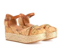 ALVIERO MARTINI 1° CLASSE Z 1115 431G SANDALI SCARPE DONNA FIBBIA CINTURINO