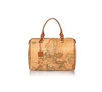 Alviero Martini Prima Classe - Borsa grande a bauletto in tessuto stampato Geo C