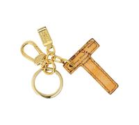 Alviero Martini 1a ccessories ,Donna ,Beige ,ONE SIZE Portachiavi Lettera T Geo Classic