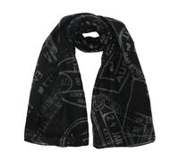 Alviero Martini 1a ccessories ,Donna ,Nero ,ONE SIZE Sciarpa con stampa Geo Passport