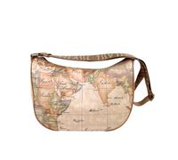 Alviero Martini 1a ags ,Donna ,Beige ,ONE SIZE Soft Tracolla Mezzaluna Media