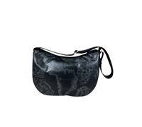 Alviero Martini 1a ags ,Donna ,Nero ,ONE SIZE Soft Tracolla Mezzaluna Media