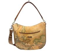 Alviero Martini 1A Classe Borsa a Tracolla Donna, Geo Classic/Geo Black, Tessuto Resistente all'Acqua, Media, Tracolla Regolabile, 31x25x20 cm, Tasca Interna con Zip