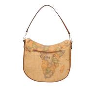 Alviero Martini 1A Classe Borsa a Tracolla Donna, Geo Classic/Geo Black, Tessuto Resistente all'Acqua, Media, Tracolla Regolabile, 31x25x20 cm, Tasca Interna con Zip