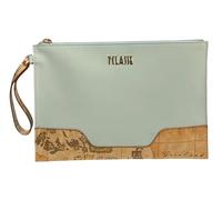 Alviero Martini 1A Classe Clutch Piatta con Polsiera, 28x19x1 cm, Frost Geo Artic Ice