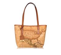 Alviero Martini 1a classe D003, Borsa a Mano Donna, Beige (Naturale), 32x20x13 cm (W x H x L)