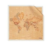 Alviero Martini 1A Classe Foulard stampa Geo Classic in seta 50 x 50 Ivory