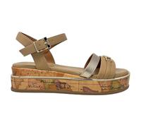 Alviero Martini 1A Classe Sandali con Zeppa Donna - Beige Modello 2180 2180 Ecopelle 36