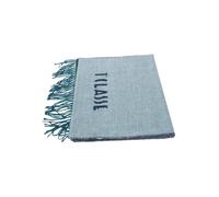 ALVIERO MARTINI 1a CLASSE Sciarpa con frange e logo lettering 40X180 Non definito 0700 SAGE GREEN