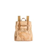 alviero martini 1A Classe Zaino Soft Fusion con Stampa Geografica, 26 x 32 x 12 cm, Tabacco