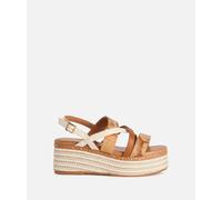 Alviero Martini Donna Sandali in eco nappa con zeppa