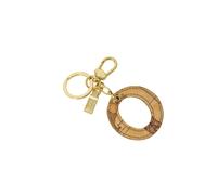 Alviero Martini Prima Classe Beige Polyethylene Keychain