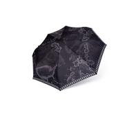 Alviero Martini Prima Classe Black Nylon Umbrella