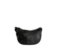 Alviero Martini Prima Classe - Borsa a tracolla a mezzaluna media Geo soft black