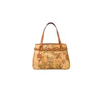 Alviero Martini Prima Classe - Borsa grande a spalla in tessuto Geo Classic