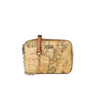 Alviero Martini Prima Classe - Borsa piccola a tracolla in tessuto goffrato Geo