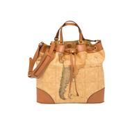 Alviero Martini Prima Classe - Borsa secchiello in tessuto stampato Geo Classic