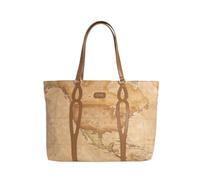 Alviero Martini Prima Classe Borsa Shopper Geo Tabacco