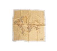 Alviero Martini Prima Classe Foulard Seta Geo Avorio 70 x 70 cm