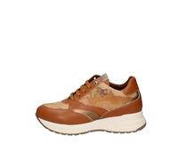 Alviero Martini Prima Classe Linea Junior Sneakers Cuoio e Geo Beige