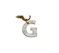 Alviero Martini Prima Classe - Portachiavi a ciondolo Charm Lettera G Geo Classi