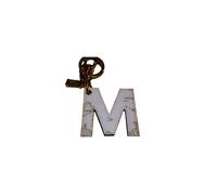 Alviero Martini Prima Classe - Portachiavi a ciondolo Charm Lettera M Geo Classi