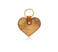 Alviero Martini Prima Classe - Portachiavi a cuore con anello Geo Classic