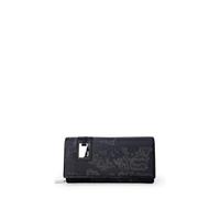 ALVIERO MARTINI PRIMA CLASSE Portafoglio donna a patta con tasca posteriore BLACK COLL. CONT